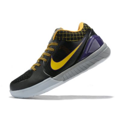 Nike Erkek Zoom Kobe 4 Siyah / Mor Basketbol Ayakkabısı Türkiye - KXITCO7S